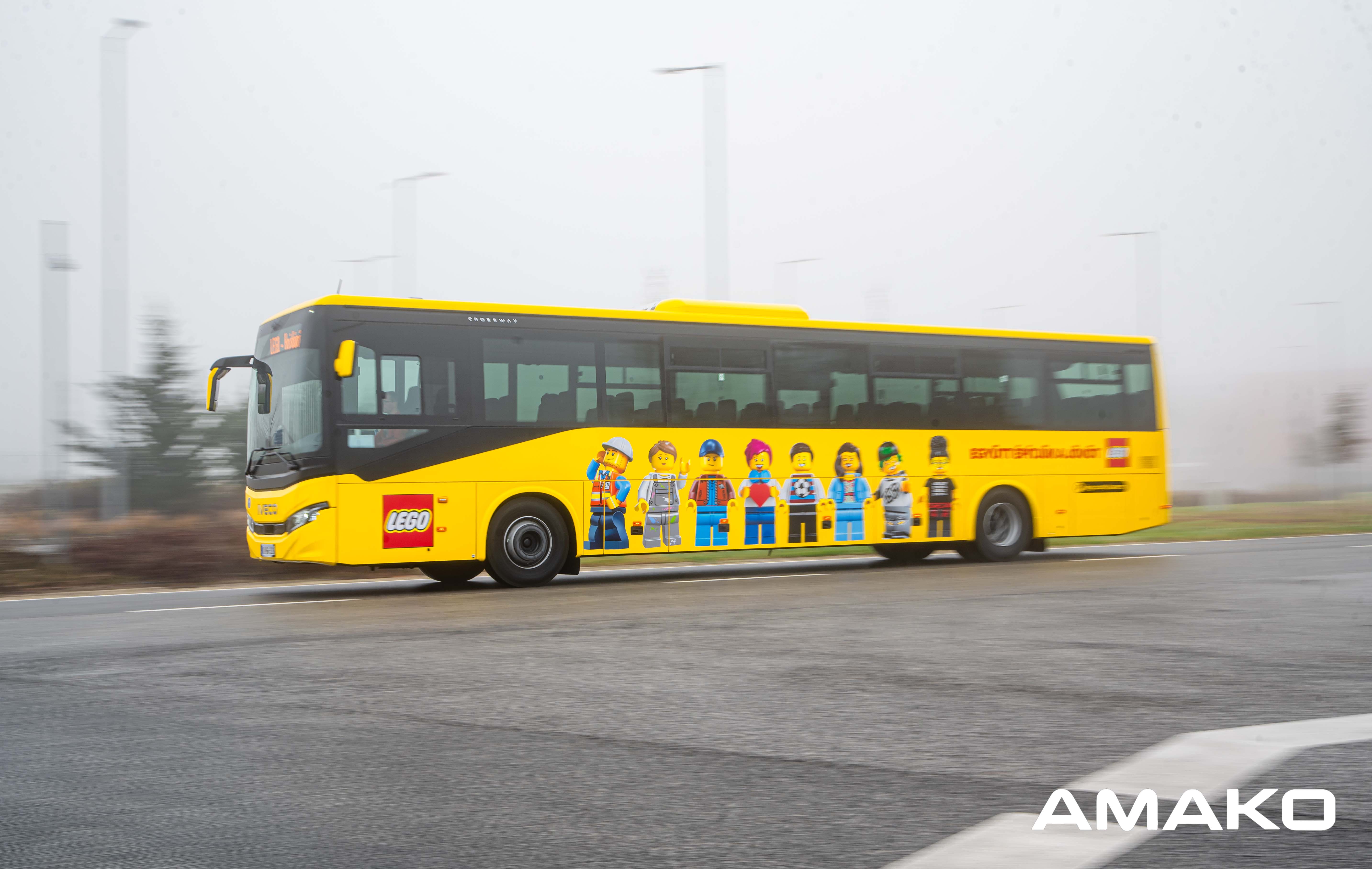 LEGO® обирає 15 автобусів IVECO CROSSWAY для забезпечення перевезення персоналу в Угорщині