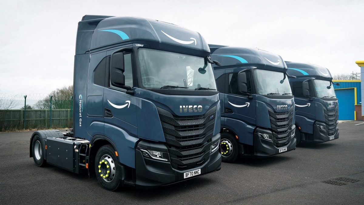 ​Компанія IVECO поставить 1064 газові вантажівки S-WAY для Amazon