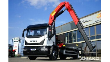 IVECO EUROCARGO ML180E25-E5 (Бортова платформа з КМУ 4x2, Е5)