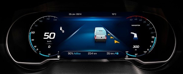 10-дюймова панель приладів